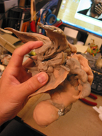 Simon Lee Spiderzero Makaraga sculpture