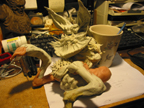Simon Lee Spiderzero Makaraga sculpture