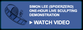 Watch Simon Lee Spiderzero Live Sculpting Demonstration Super Sculpey Creature Design