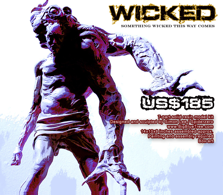 spiderzero simon lee Something Wicked This Way comes sculpture