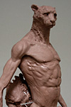 spiderzero simon lee Hunters Moon sculpture resin model