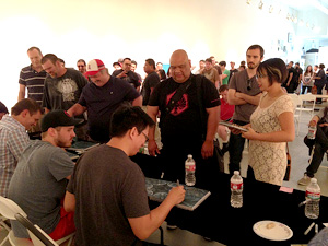 Simon Lee Spiderzero Gallery Nucleus Book Signing Pacific Rim Art book Artists Panel