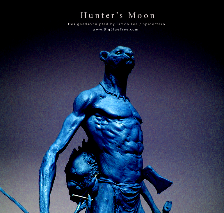 Simon Lee Spiderzero Hunter's Moon sculpture