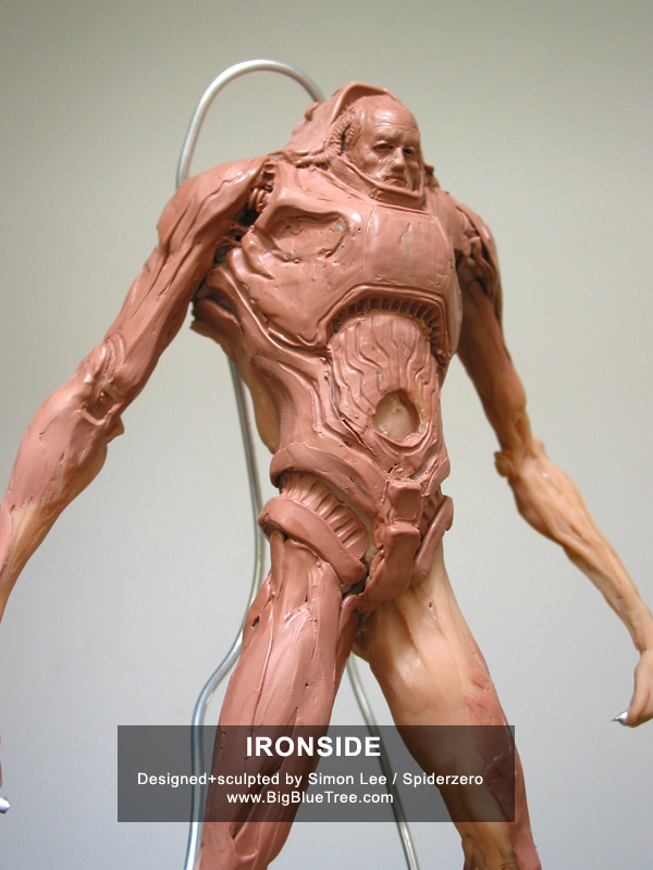 Simon Lee Spiderzero Ironside sculpture
