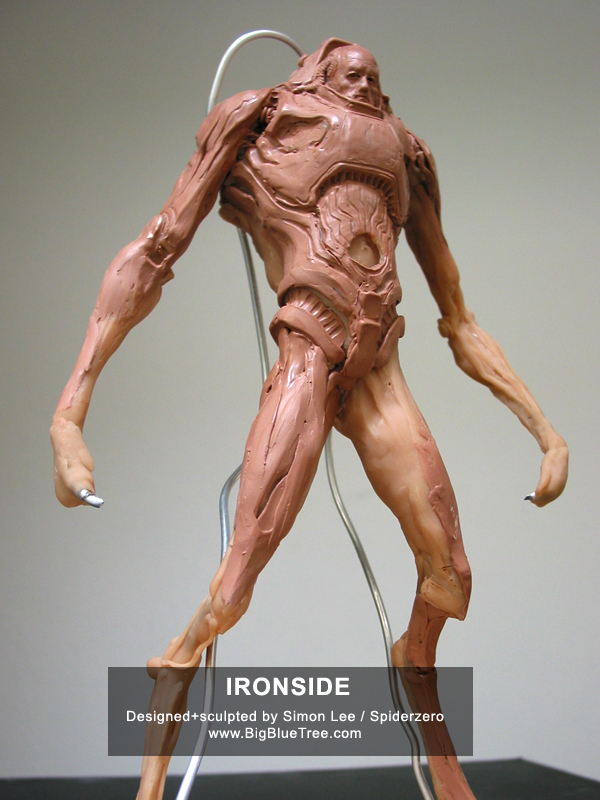 Simon Lee Spiderzero Ironside sculpture
