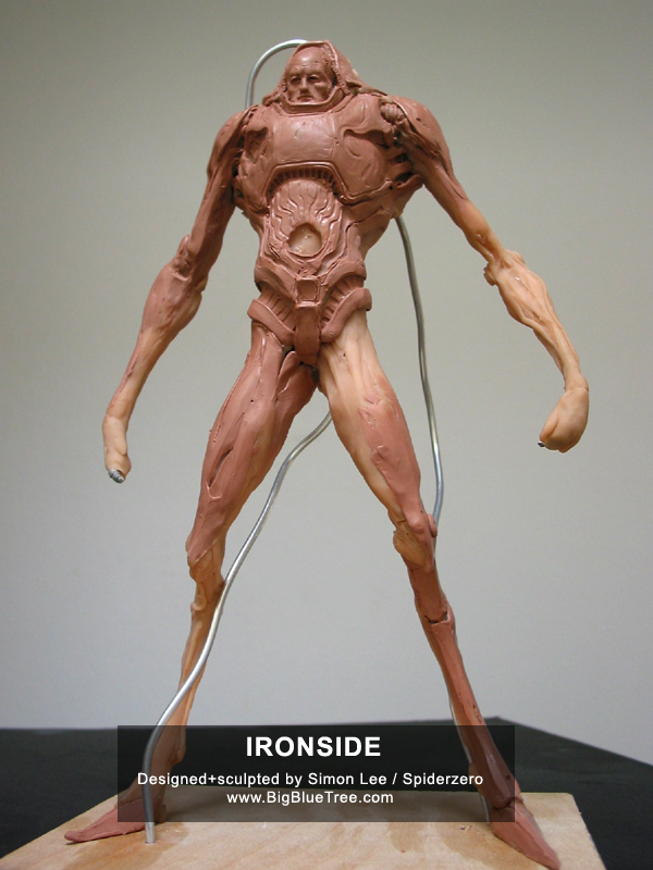 Simon Lee Spiderzero Ironside sculpture