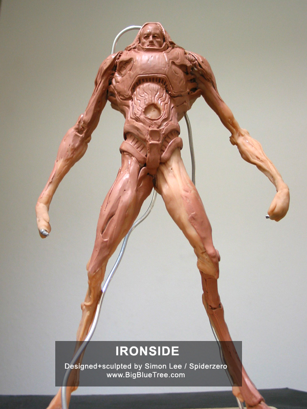 Simon Lee Spiderzero Ironside sculpture