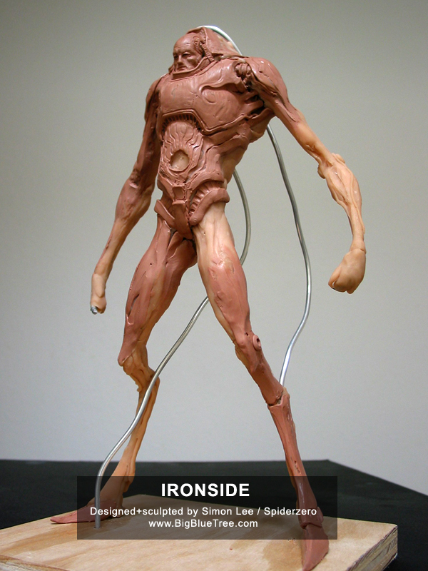 Simon Lee Spiderzero Ironside sculpture
