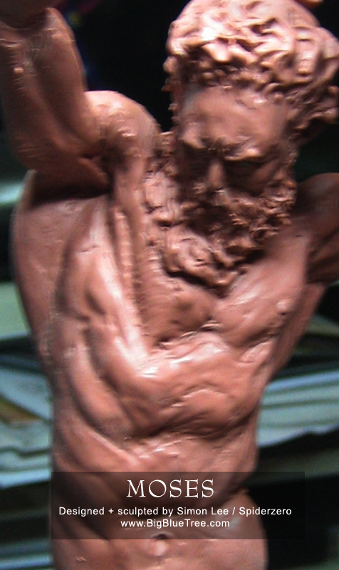 Spiderzero Simon Lee Moses sculpture