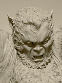 Simon Lee Spiderzero Wolfen Werewolf sculpture