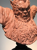 Simon Lee Spiderzero Wolfen Werewolf sculpture