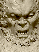 Simon Lee Spiderzero Wolfen Werewolf sculpture
