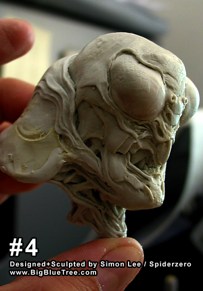 spiderzero 5th bug creature sculpture