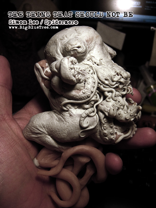 Spiderzero Simon Lee Cthulhu sculpture