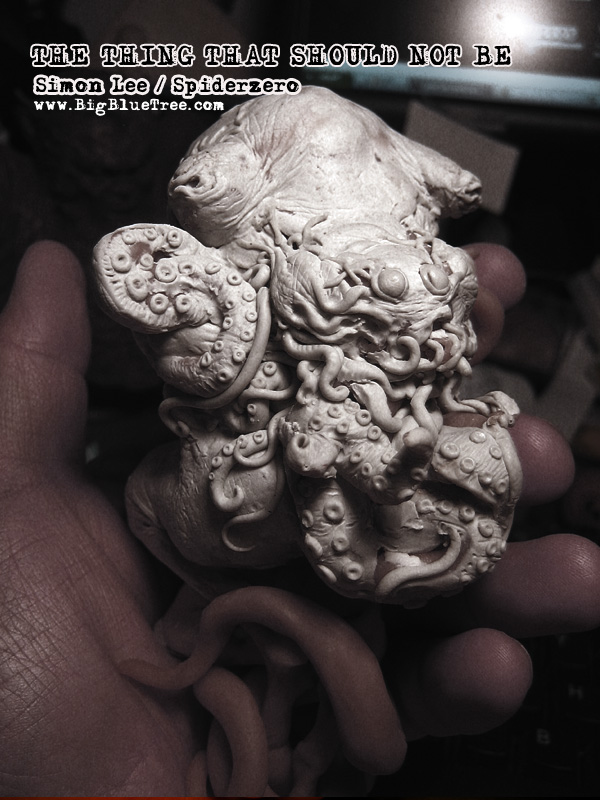 Spiderzero Simon Lee Cthulhu sculpture