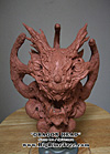 Simon Lee Spiderzero Dragon Head sculpture resin model kit