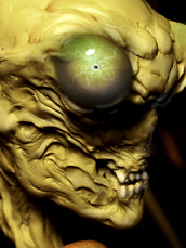 spiderzero mantis creature head sculpt