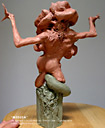 Simon Lee Spiderzero Medusa sculpture