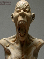 Simon Lee Spiderzero Screamer sculpture